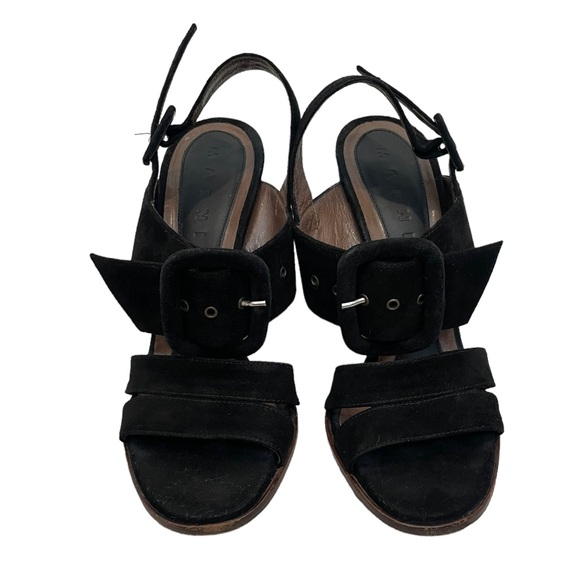 Marni Suede Leather Heels - Picture 12 of 16